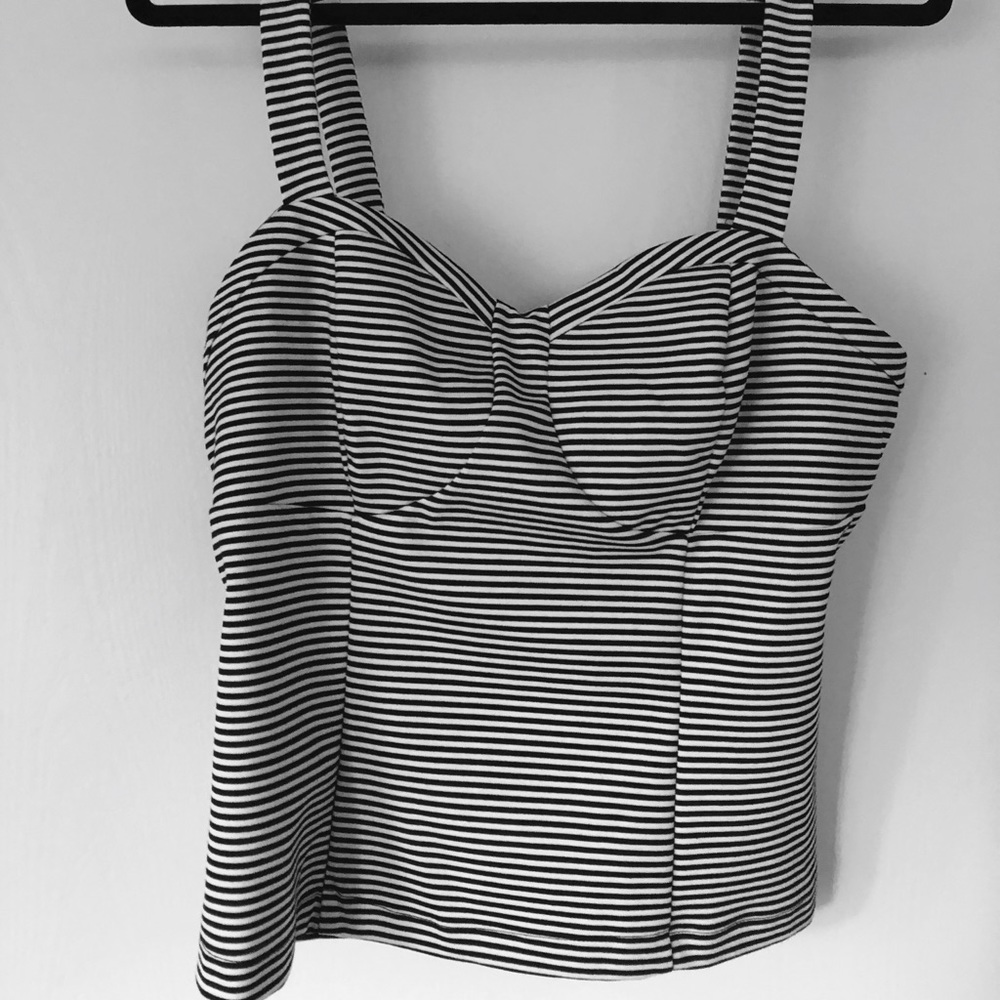 Torrid Retro Stripe Bustier Top
